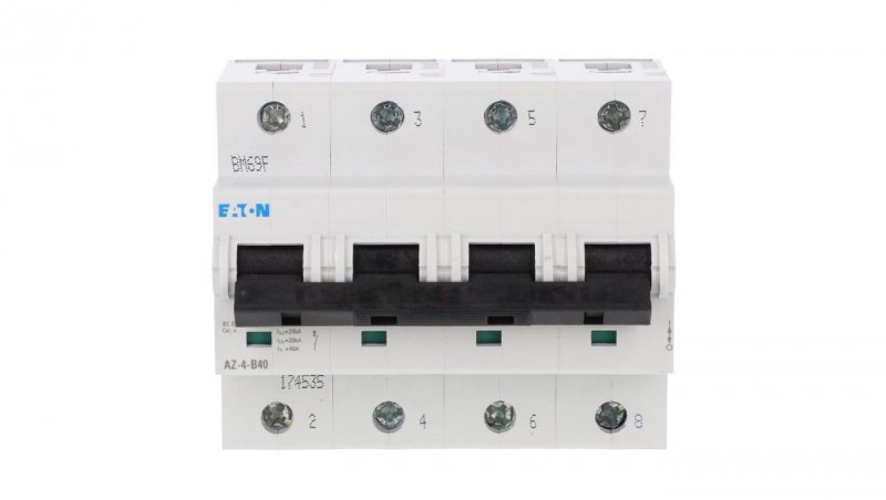 Wyłącznik nadprądowy 4P B 40A 25kA AC AZ-4-B40 174535