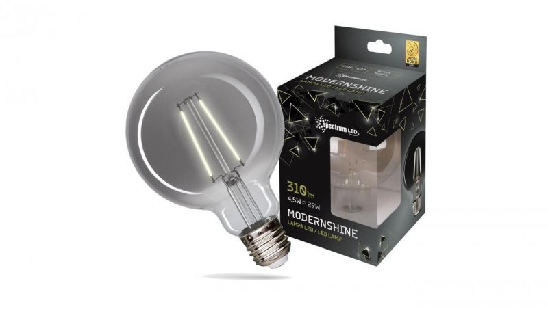 Żarówka LED G125 E27 230V 4,5W Globe COG MODERNSHINE biała neutralna