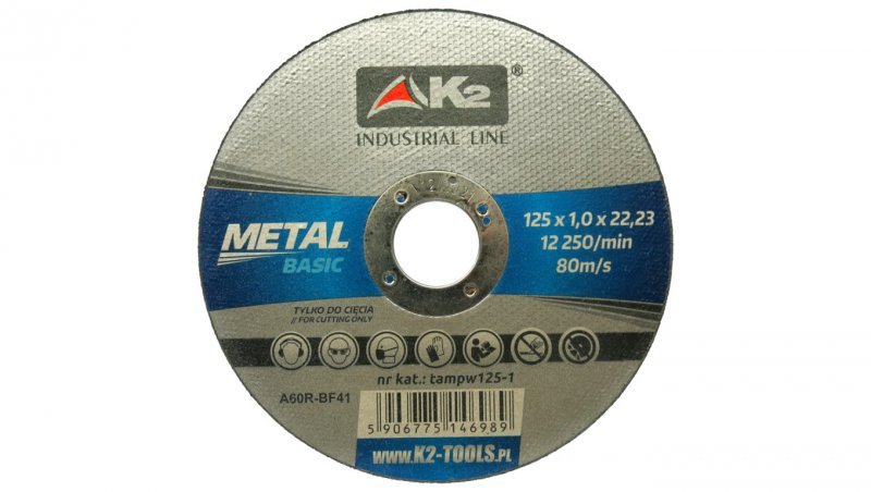 Tarcza do cięcia metalu BASIC 125 x 1,0mm (25 szt.)