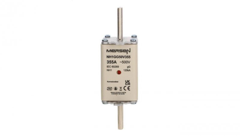 Bezpiecznik mocy nożowy NH1 355A 500V AC gG R228520