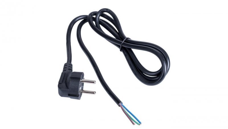Kabel zasilający bez zakończenia Akyga AK-OT-01C CU CEE 7/7 1.5 m