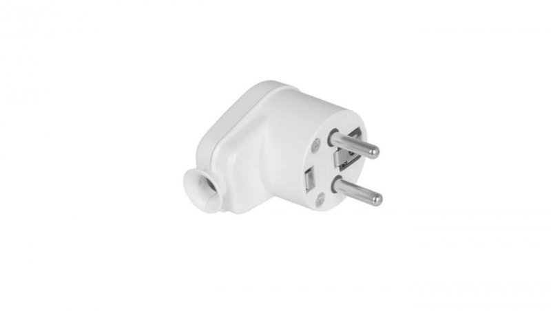 Wtyczka kątowa rozbieralna 2p+Z , 16A , 250V WT-16 biały VAYOX