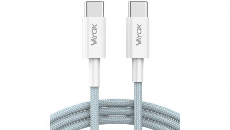 Kabel USB-C - USB-C 65W 5A 1m premium line VA0105 Vayox