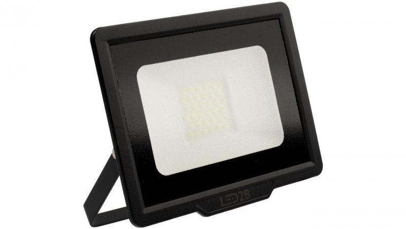 Naświetlacz LED 30W 2400lm 6000K IP65 Czarny LED2B KOBI MH