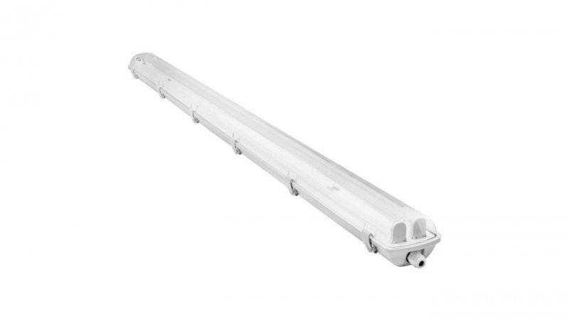 Oprawa Hermetyczna LED Pyłoszczelna 150cm 2xT8 G13 IP65 OHLD-258 Lumiled 2x150 metalowe klipsy pełna blacha