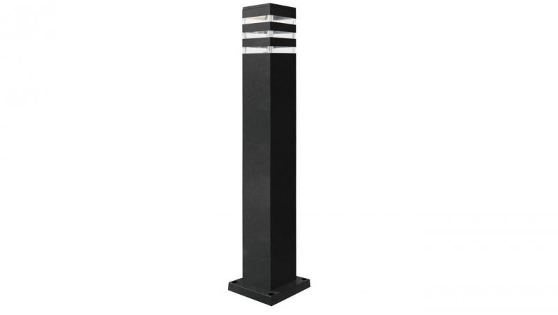 Słupek ogrodowy lampa oprawa stojąca LED E27 TEKSAS grafit 74cm GOLDLUX