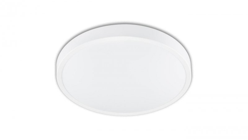 Plafon LED Lampa Sufitowa Natynkowa Łazienkowa 12W 4000K IP44 ZOE Biała 30cm