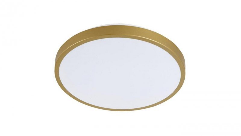 Plafon LED Lampa Sufitowa Natynkowa KERN 15W 4000K 30cm Złota