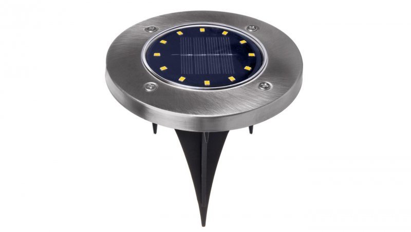 Solarna lampa najazdowa ogrodowa LED Maclean IP44, 12 LED SMD, 4000K, Ni-MH 600 mAh, 0,7W, MCE318