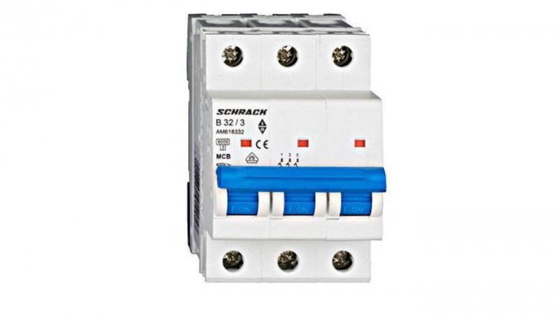 Wyłącznik instalacyjny 6kA, B 32A, 3P Seria AMPARO