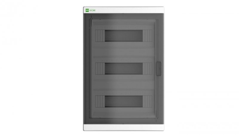 Rozdzielnica podtynkowa ELEGANT RP 3x12 PE+N IP40 drzwi dymne 2455-01