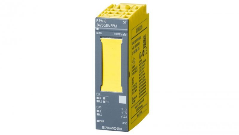 SIMATIC ET 200SP, MODUŁ ZASILAJĄCY FAIL-SAFE - 6ES7136-6PA00-0BC0