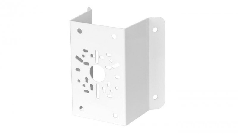 Uchwyt narożny do kamer 184x195x113mm biały