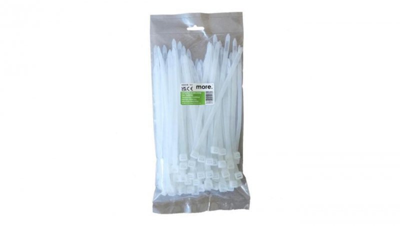 Opaska Kablowa OK-76200W 7.6x200mm BIAŁA - 50 szt.