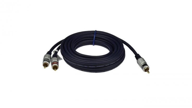 VITALCO RKD180 Kabel Audio do Subwoofera 1x RCA Cinch (wtyk) / 2x RCA Cinch (wtyk) 7,5m