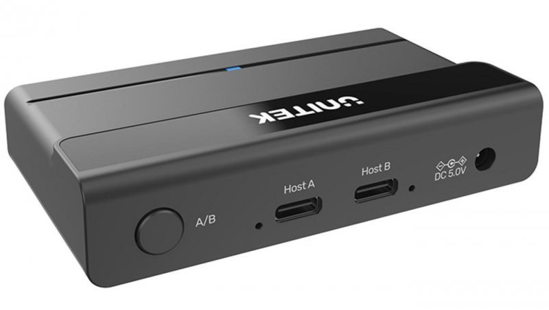 Unitek Przełącznik KVM 4x USB-A 5Gbps aktywny H1310A