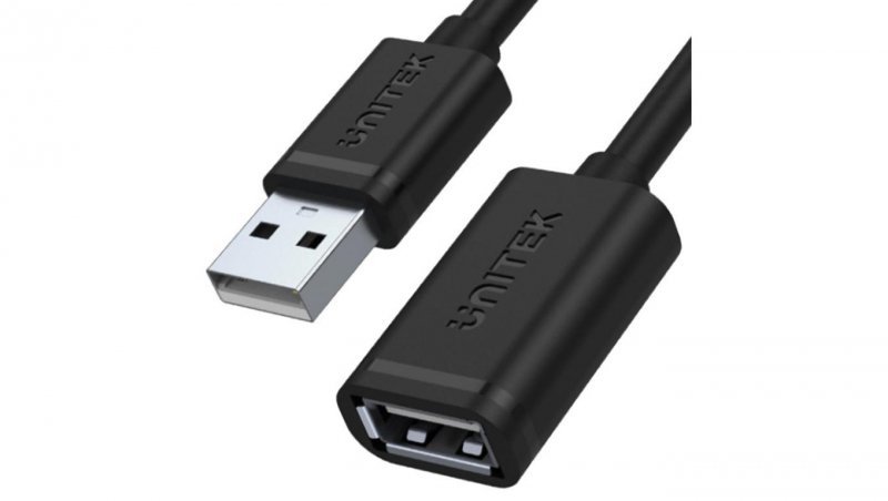 Przedłużacz kabla USB 2.0 A-A 2m Unitek Y-C450GBK
