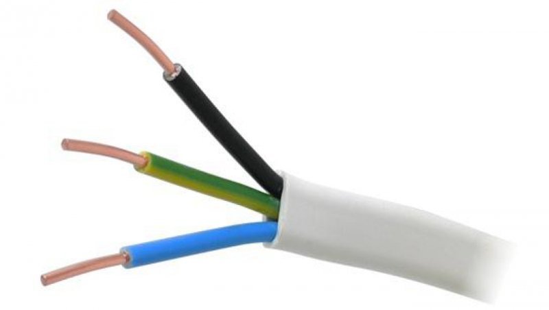 Przewód elektryczny drut płaski YDYp 450/750V 3x2,5mm2 100m MERCOR