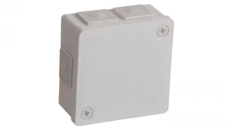 Puszka natynkowa pusta 6 wlotów VIPLAST VP-22 BIAŁA IP55 86x86x40mm 022-01