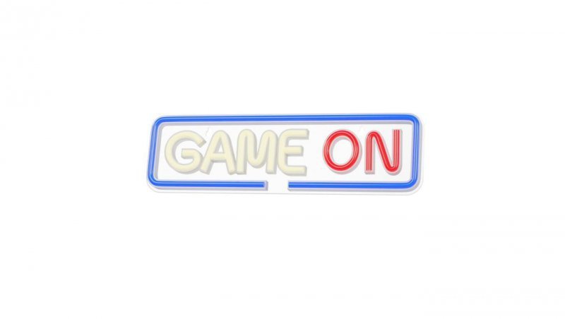 Neon PLEXI LED GAME ON multikolor FPNE23 Forever Light