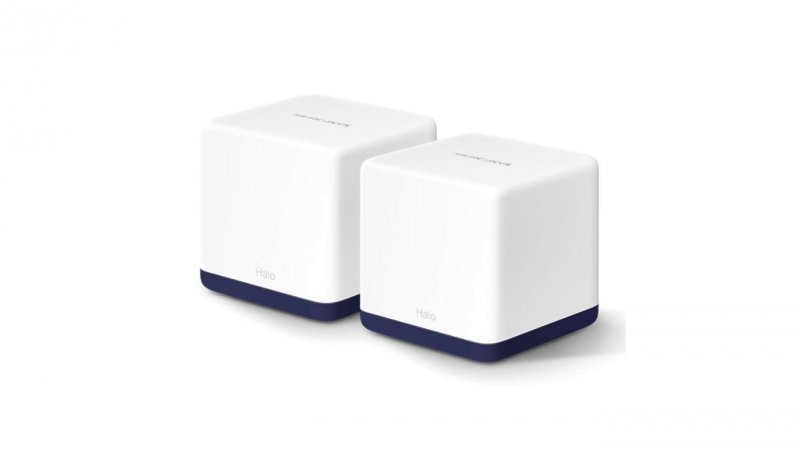 System Mesh Wi-Fi AC1900 Dual Band, 3x RJ45 1000Mb/s Mercusys Halo H50G (2-pack)