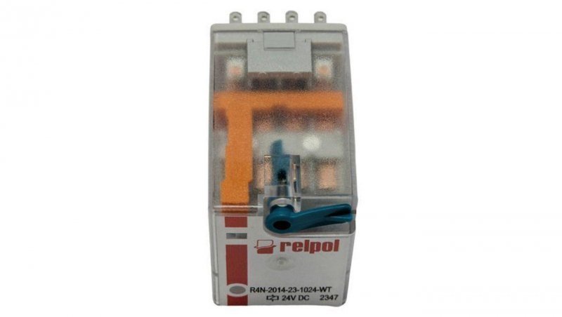R4N2014231024WT Przekaźnik: elektromagnetyczny 4PDT Ucewki: 24VDC 6A/250VAC