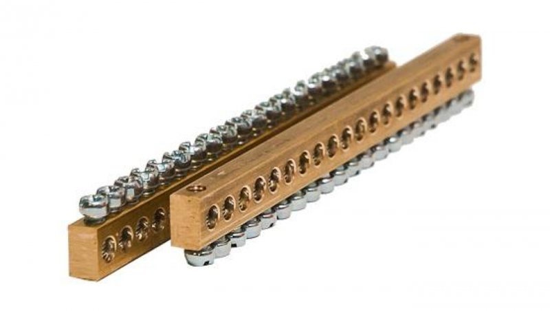 Listwa zaciskowa zerowa 22 x 10mm2 LZ-22