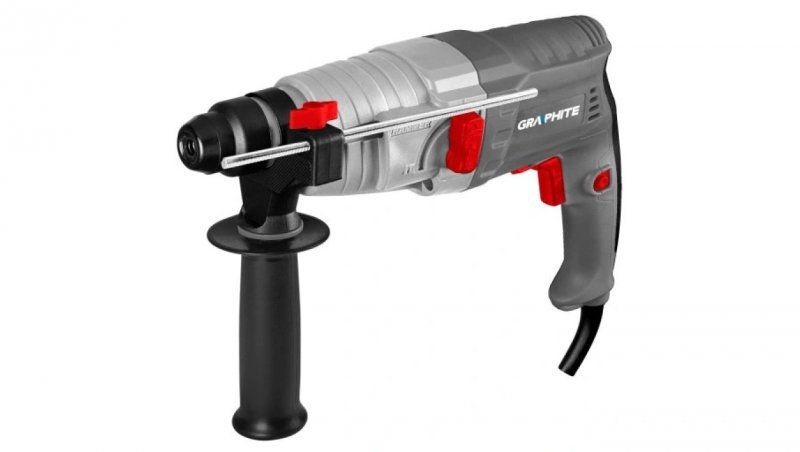Młotowiertarka udarowa sieciowa 230V 500W z uchwytem SDS-Plus 2-funkcyjna 1.5J GRAPHITE 58G536