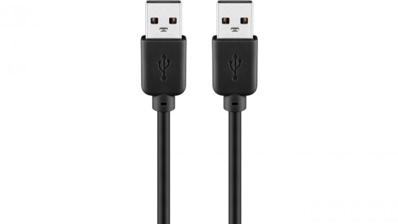 Kabel USB 2.0 Hi-Speed 3 m, czarny - Długość kabla 3 m