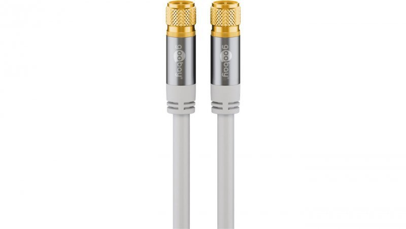 Kabel antenowy SAT (typ 135 dB), poczwórne ekranowanie - Długość kabla 10 m