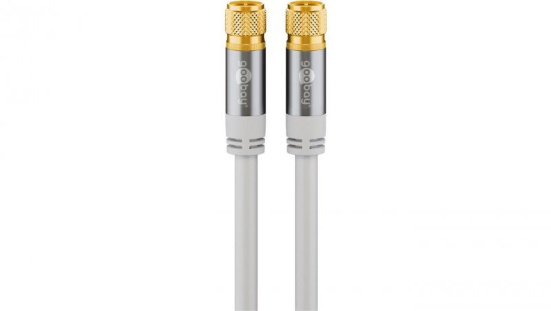 Kabel antenowy SAT (typ 135 dB), poczwórne ekranowanie - Długość kabla 5 m