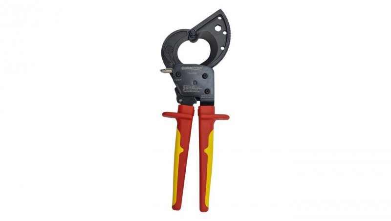 E340VDE Nożyce zapadkowe do kabli 300mm2 / FI:34mm izolowane VDE / MADE IN GERMANY