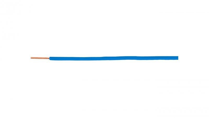 Przewód instalacyjny H05V-U (DY) 0,75 niebieski /100m/