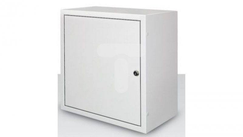 Obudowa metalowa 400x400x300mm IP21 szary z płytą montażową NR 443 6-861