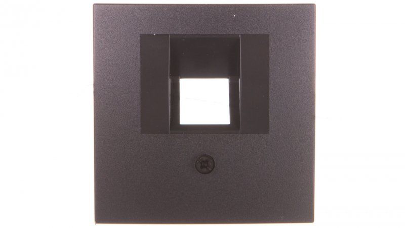 Berker/B.1/B.3/B.7 Glas Płytka czołowa pojedyncza do gniazda przyłączeniowego UAE antracyt 14071606