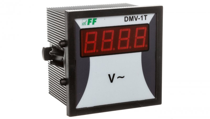 Woltomierz 1-fazowy cyfrowy 0-600V AC dokładność 1% DMV-1T