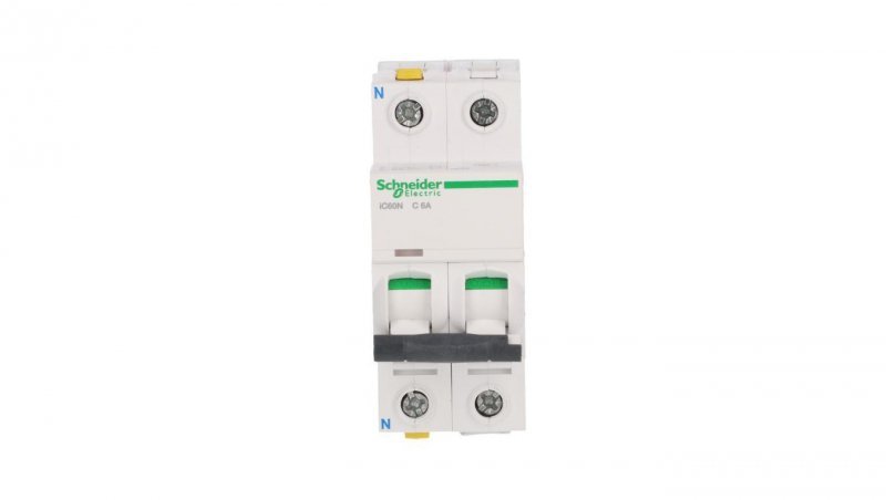 Wyłącznik nadprądowy iC60N-C6-1N C 6A 1N-biegunowy A9F04606
