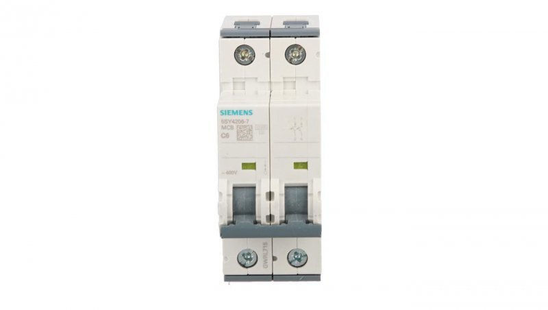 Wyłącznik nadprądowy 2P C 6A 10kA AC 5SY4206-7