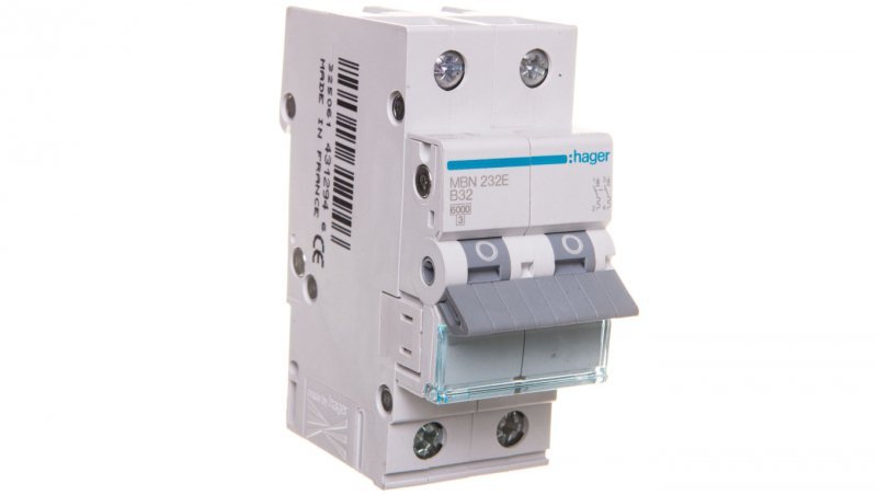 Wyłącznik nadprądowy 2P B 32A 6kA AC MBN232E