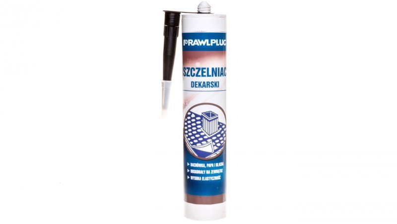 Uszczelniacz dekarski grafitowy/czarny R-SL-DEK-07 /300ml/