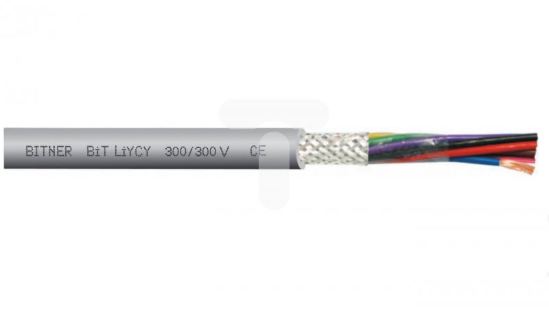 Przewód sterowniczy BiT LiYCY 4x0,75 300/300V S30617 /bębnowy/