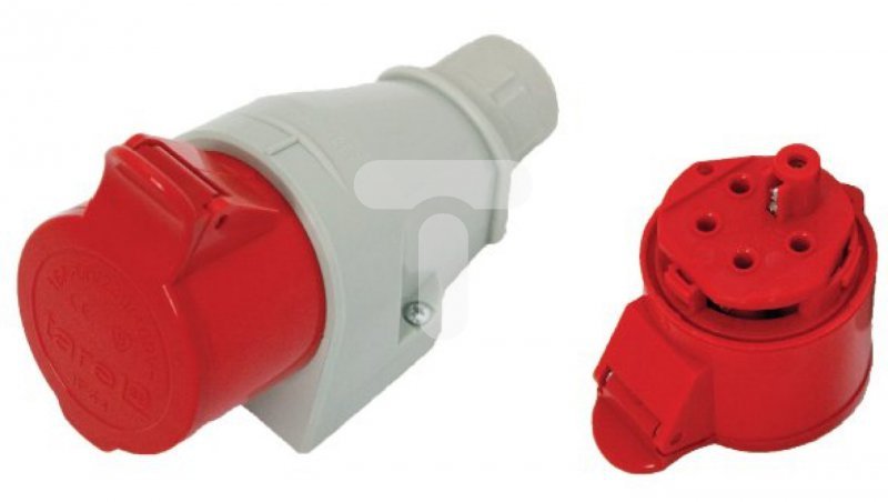 Gniazdo izolacyjne stałe 16A 400V 4P IP44 /zaciski gwintowe/ 124