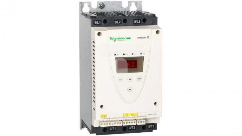 Softstart 3-fazowy 200-480VAC 17A 7,5kW/400V Uc=220V AC ATS22D17Q
