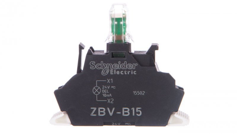 Oprawka z LED biała 24V AC/DC z łącznikiem ZBVB15