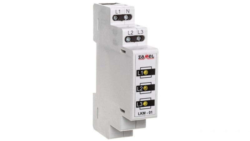 Wskaźnik zasilania 230V/400V 3xLED żółte TN LKM-01-30 EXT10000038