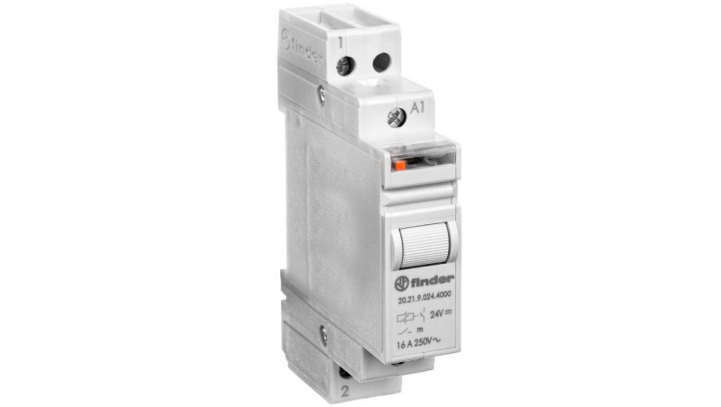 Przekaźnik impulsowy 1Z 16A 24V DC styk AgSnO2 20.21.9.024.4000