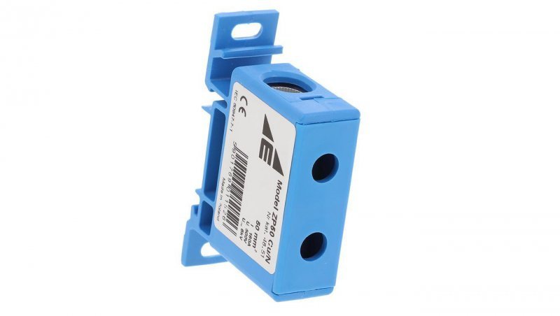 Złączka szynowa przelotowa  2-przewodowa 16-70mm2 niebieska ZP50 Cu / n 48.51