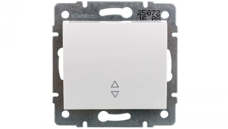 LOGI Łącznik schodowy śrubowy 10AX 250V biały 021050102 25072