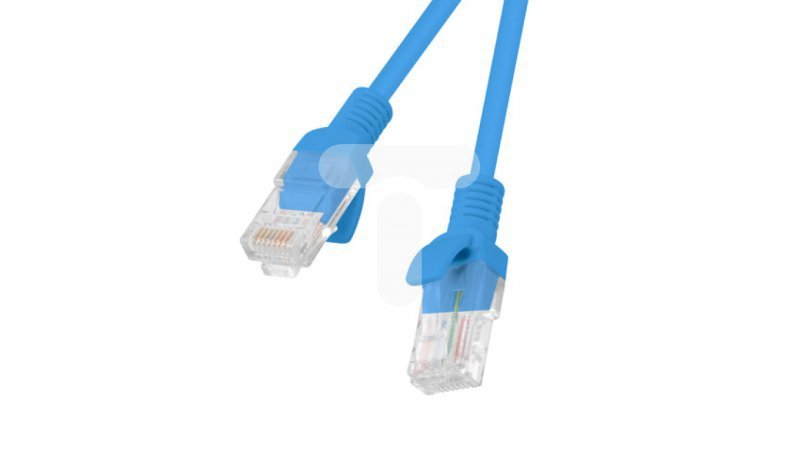 Kabel krosowy patchcord U/UTP kat.5e 2m niebieski PCU5-10CC-0200-B