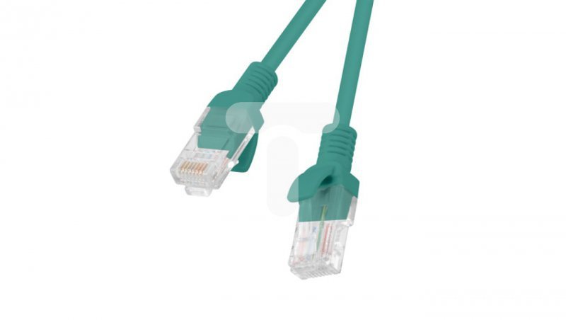 Kabel krosowy patchcord U/UTP kat.5e 5m zielony PCU5-10CC-0500-G